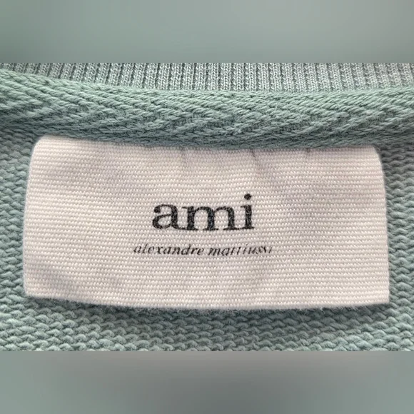 RARE AMI PARIS ALEXANDRE MATTIUSSI AMI DE COEUR SWEATSHIRT. - Picture 6 of 10